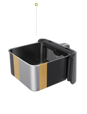 AF6W-nồi chiên tráng gốm